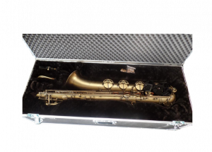 George Ezra saxophone flight case by Packhorse